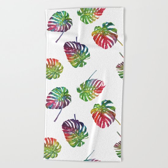 Tropical plant Beach Towel