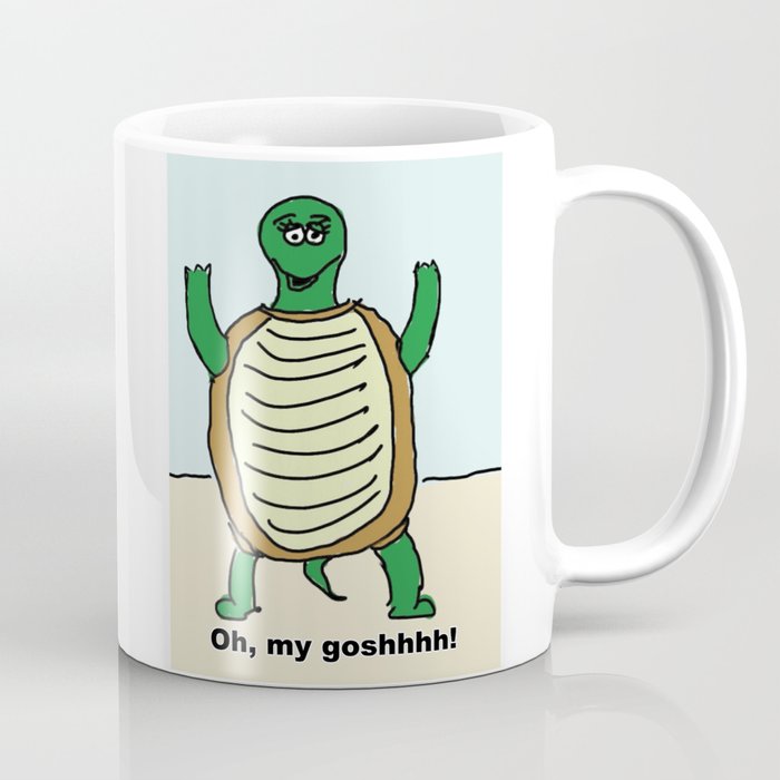 Drunk Turtle w/caption Coffee Mug