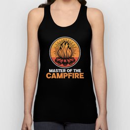 Master Of The Campfire Funny Camping Unisex Tank Top