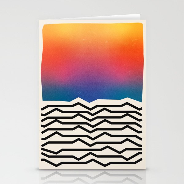 Vintage California Waves Stationery Cards