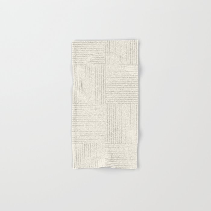 Lines III (Linen Gray) Hand & Bath Towel