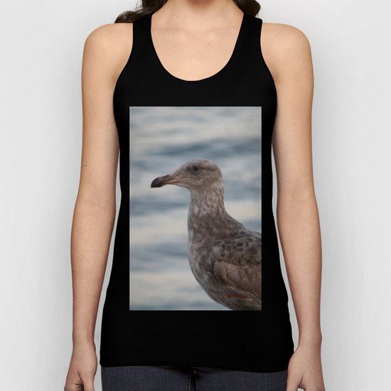 Young Gull in Malibu Unisex Tank Top
