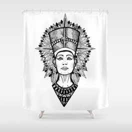 Nefertiti Mandala Shower Curtain