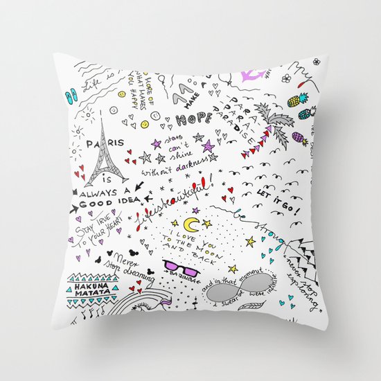 ALL IN ONE Throw Pillow