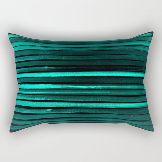We Have Cold Winter Teal Dreams At Night Rectangular Pillow
