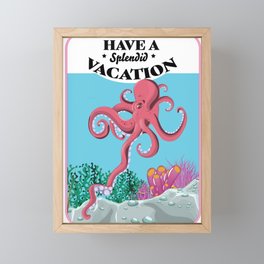 Have a Splendid Vacation Framed Mini Art Print