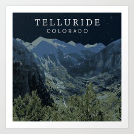 Telluride Colorado Print Art Print