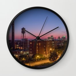 Libby Hill After Sunset Wall Clock