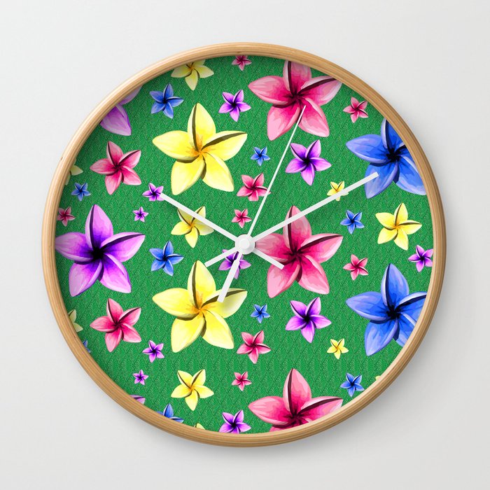 Flower Crazy Wall Clock