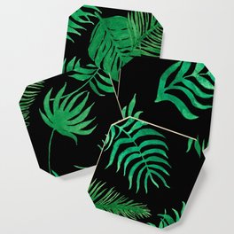 Green Pattern Coaster