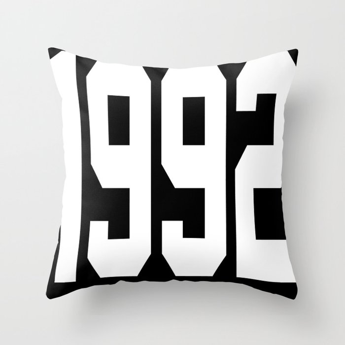 1992 Throw Pillow