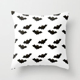 Halloween Flying Bat Throw Pillow