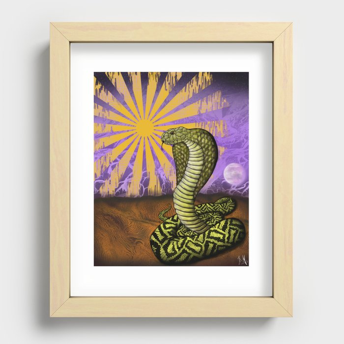 La Cobra Recessed Framed Print