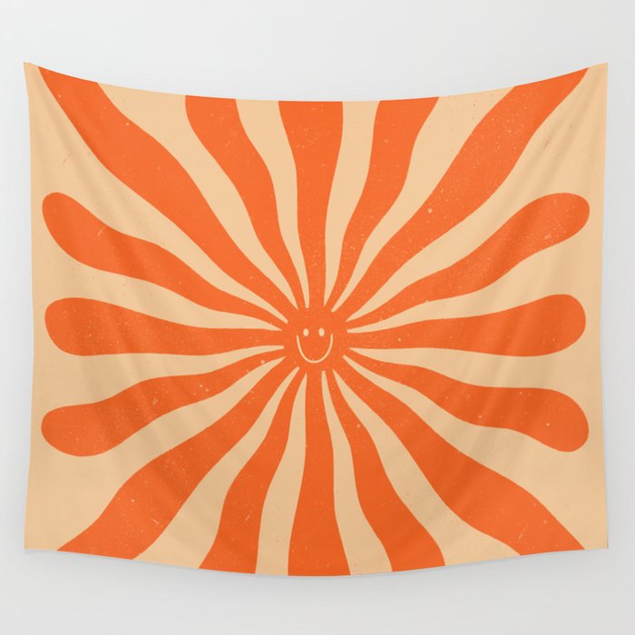 Orange 2025 wall tapestry