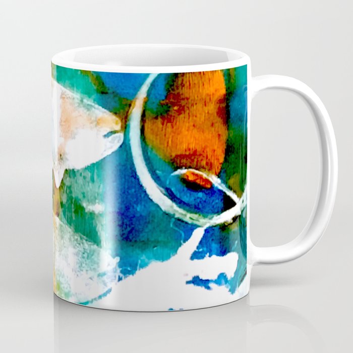 Big Fish Collage Coffee Mug
