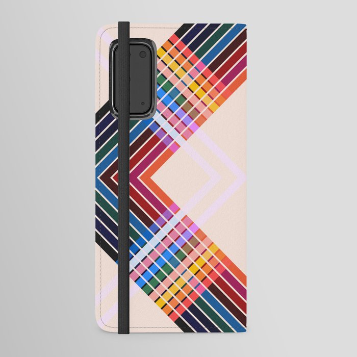 Sumbawa - Classic Colorful Striped Retro Style Stripe Design Android Wallet Case