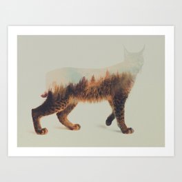 Norwegian Woods: The Lynx Art Print