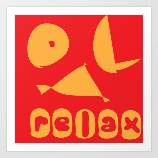 Relax Art Print