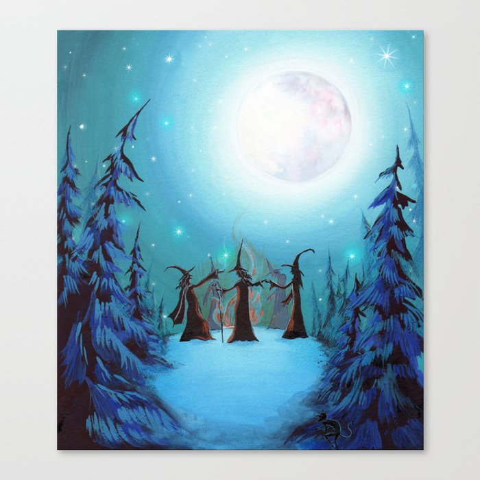 Witch Coven Canvas Print