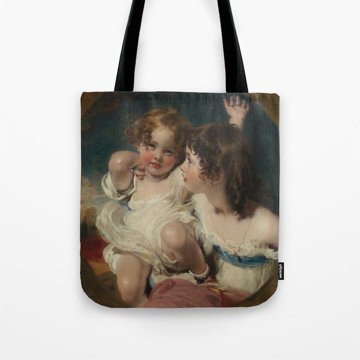 The Calmady Children (Emily, 1818–?1906, and Laura Anne, 1820–1894) Tote Bag