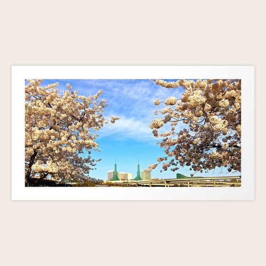 Portland Hanami Art Print