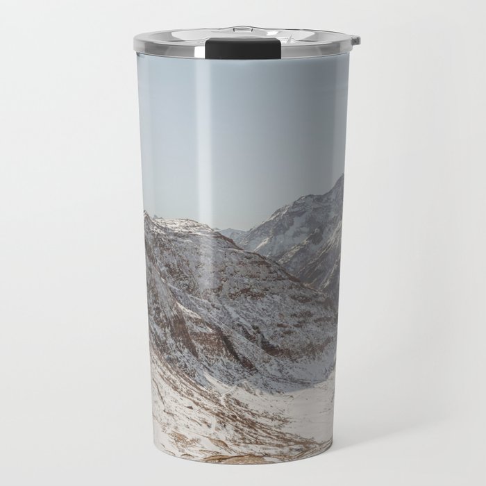 Winter View in the Alps | Nature and Landscape Photography Travel Mug