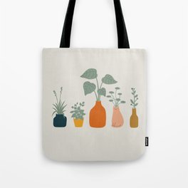 Cat and Plant 9 Tote Bag
