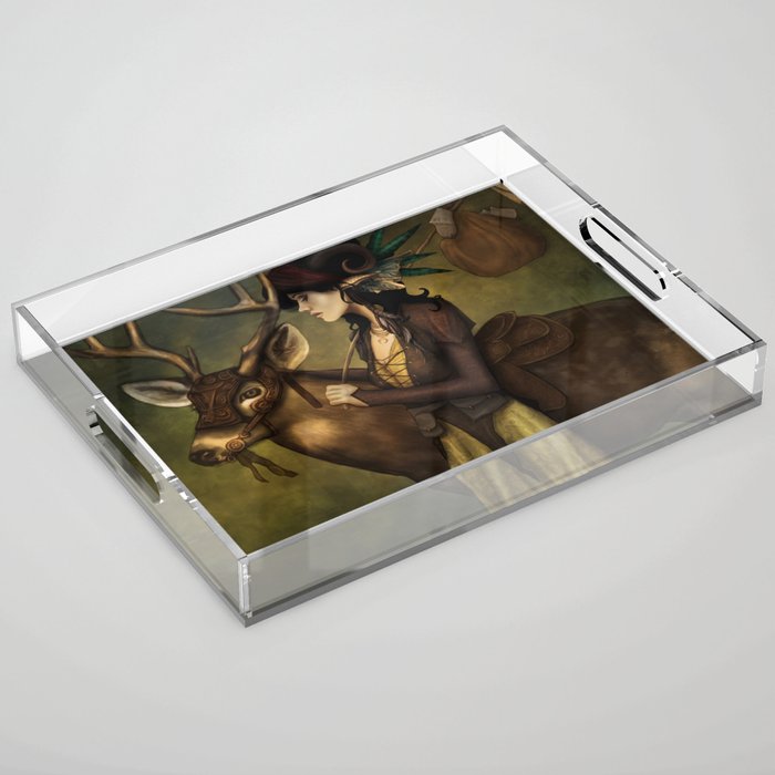 Wander Fawn: Full Image Acrylic Tray