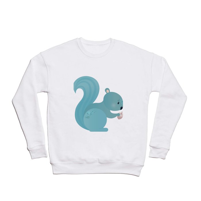 Forest animals. Child pattern. Crewneck Sweatshirt