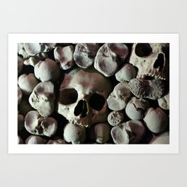 Them Bones II Art Print