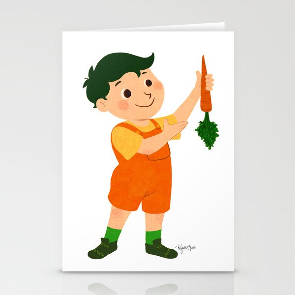 Carrot Stationery Cards