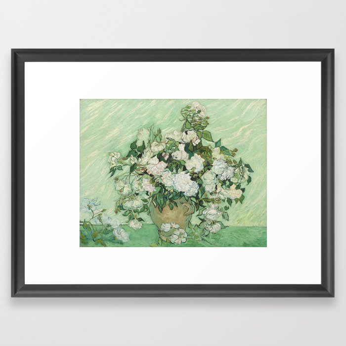 Vincent van Gogh - Roses Framed Art Print