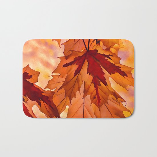 Autumn Bronze Bath Mat