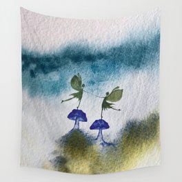 Two Fairies Wall Tapestry