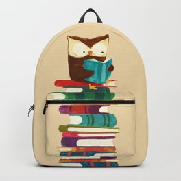 Owl Reading Rainbow Backpack