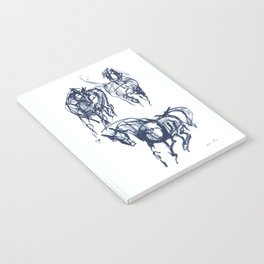 Horses (Blue trio) Notebook