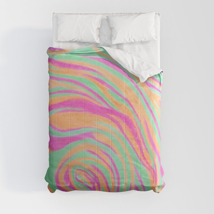 Neon Marble Comforter