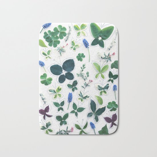 Nature Butterfly Pattern 1 Bath Mat