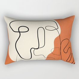 Abstract Portrait 7 Rectangular Pillow