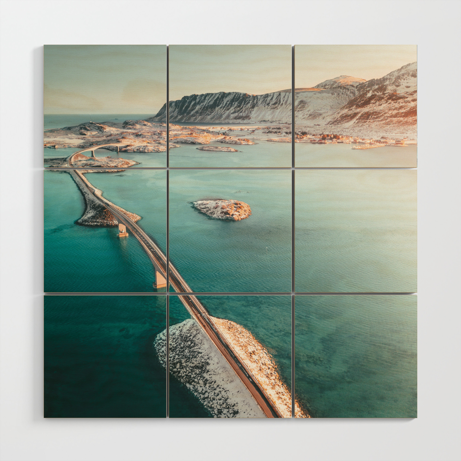 Lofoten Islands Bridges Norway Wood Wall Art By Yantastic Society6