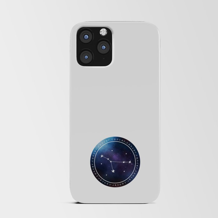 Cancer Zodiac | Nebula Circles iPhone Card Case