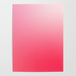 7   Red Gradient Aesthetic 220521 Valourine Digital  Poster