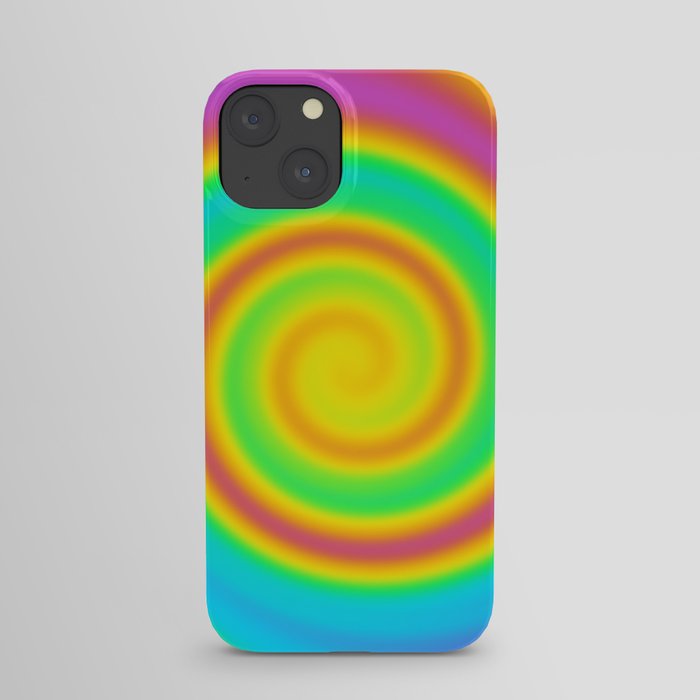 Magical Swirly Rainbow Design! iPhone Case