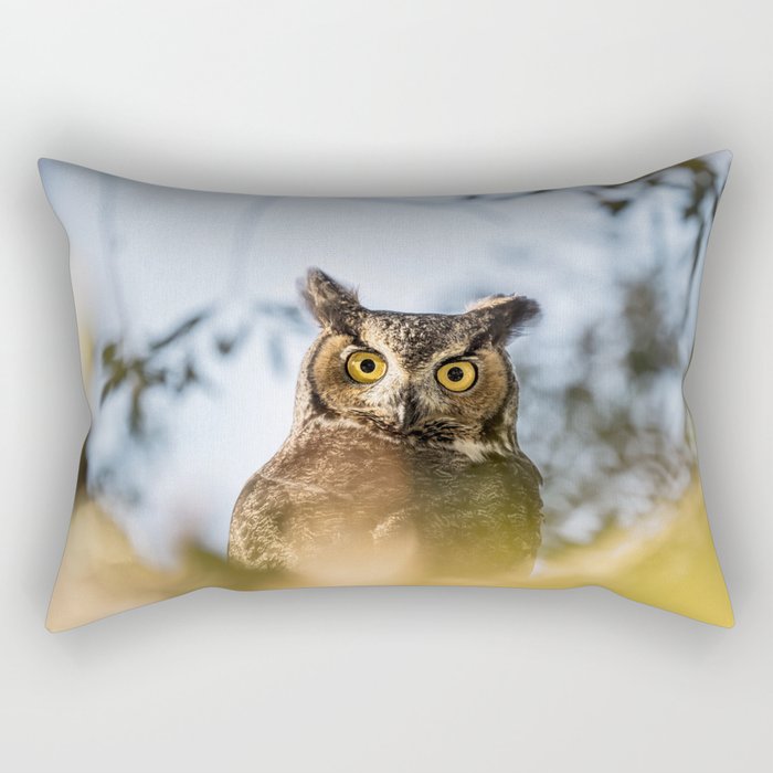 Okanagan Owl Rectangular Pillow