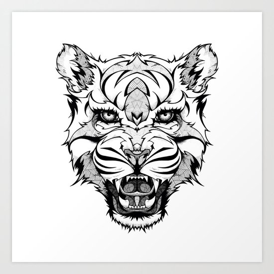 Cat Art Print