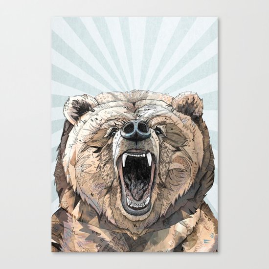 Grizzly Canvas Print