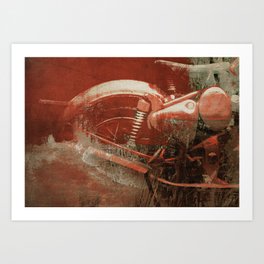 Strong Action Art Print