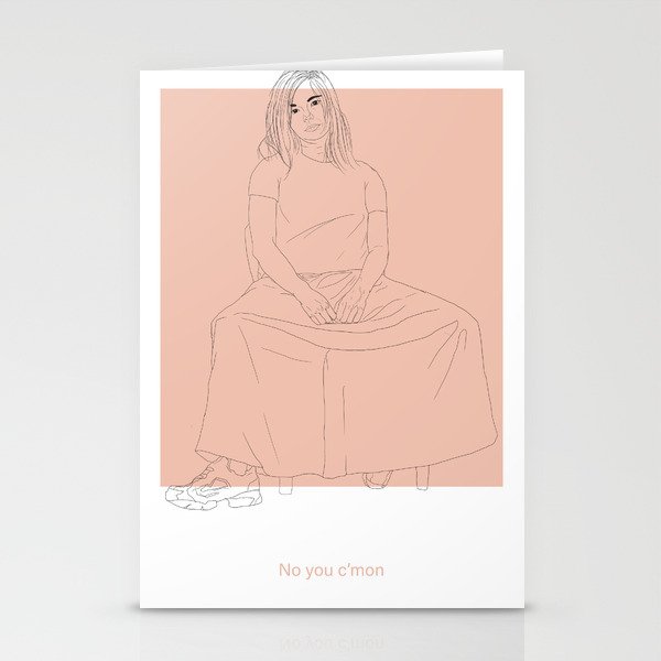 No you c´mon Stationery Cards