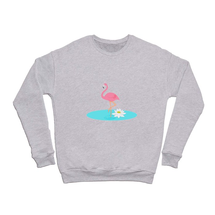 Flamingo Lily pattern 1 Crewneck Sweatshirt