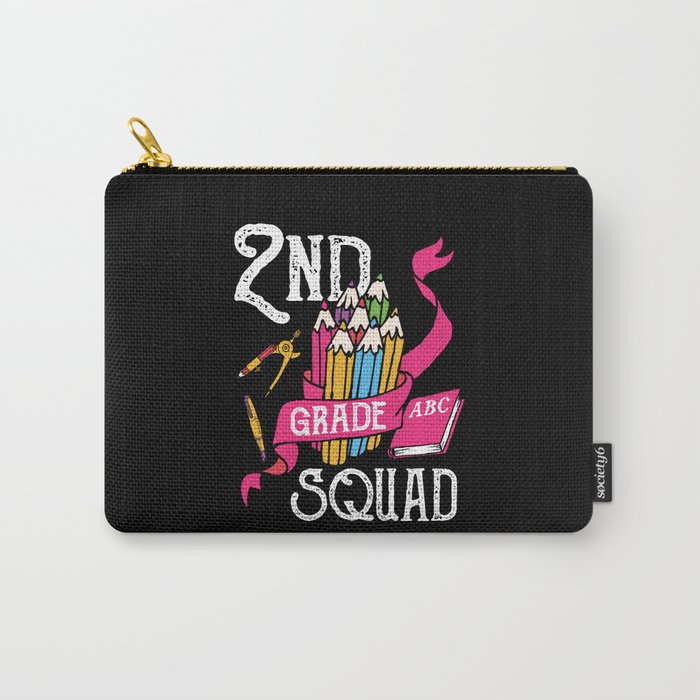 2nd Grade Squad Student Back To School Carry-All Pouch